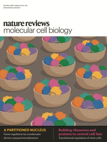 Nature Reviews MCB October 2021 cover featuring this review